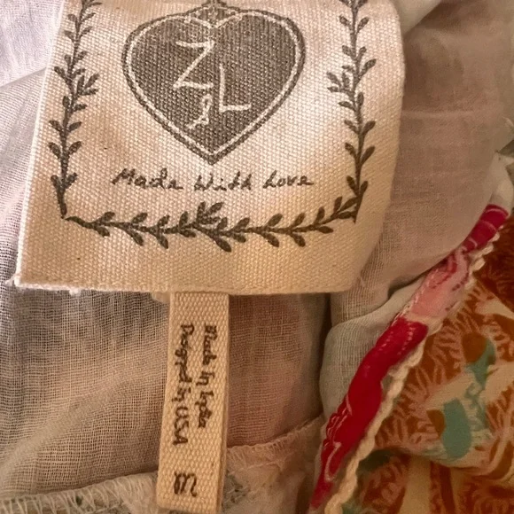 Z&L Floral Multicolor Pom Pom Sleeveless Dress - Picture 3 of 6